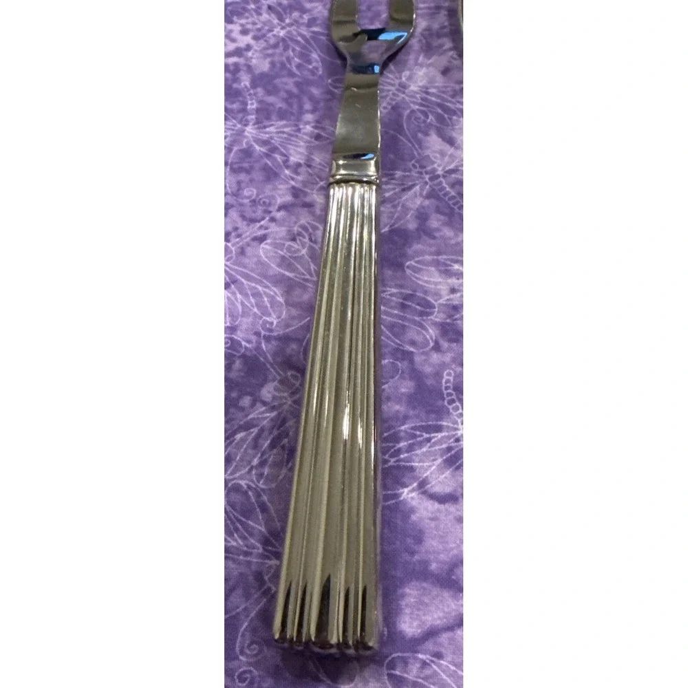 Reed &‎ Barton Berkeley 18/10 Stainless Serving Set Fork Spoon Set Of 4 READ